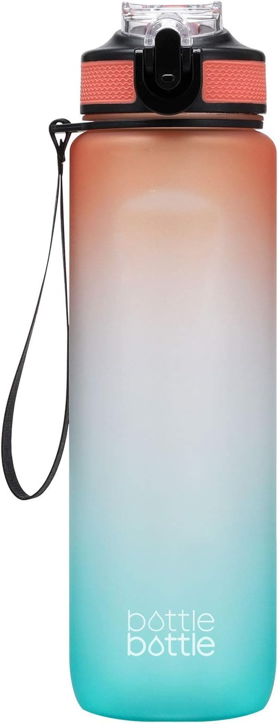 Amazon | 水筒 1リットル 子供 直飲み 1000ml ワンタッチ